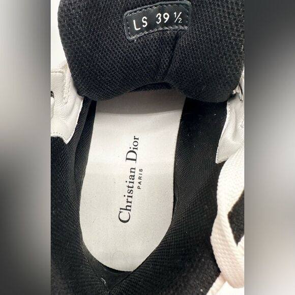 DIOR D-Player 'Quilted Nylon Hight Top Sneakers White Women’s Boots EU39.5 US9.5 - Picture 5 of 11